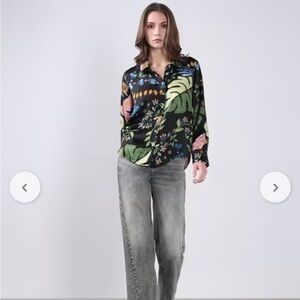 Vera Moda | Leaf Print Blouse